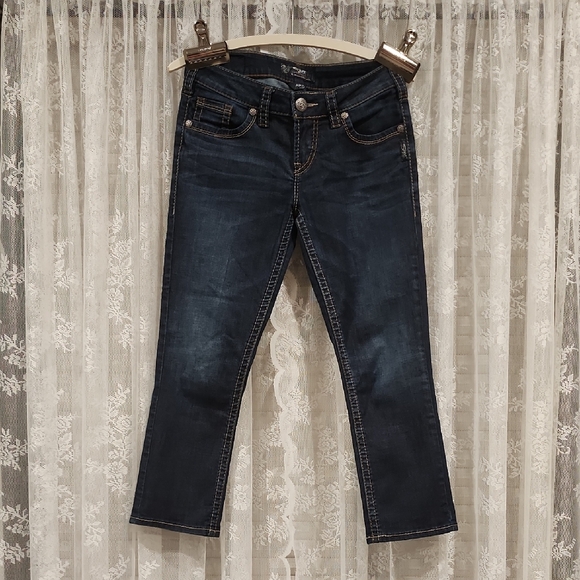 Silver Jeans "Aiko Mid Capri" - Picture 1 of 12